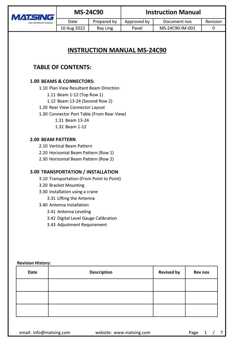 Matsing MS-24C90 instruction manual
