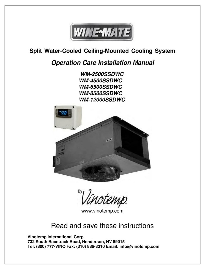 Vinotemp WINEMATE WM-2500SSDWC Installation guide