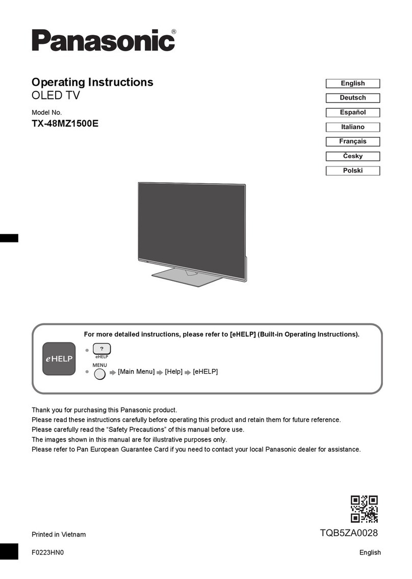 Panasonic TX-48MZ1500E operating instructions