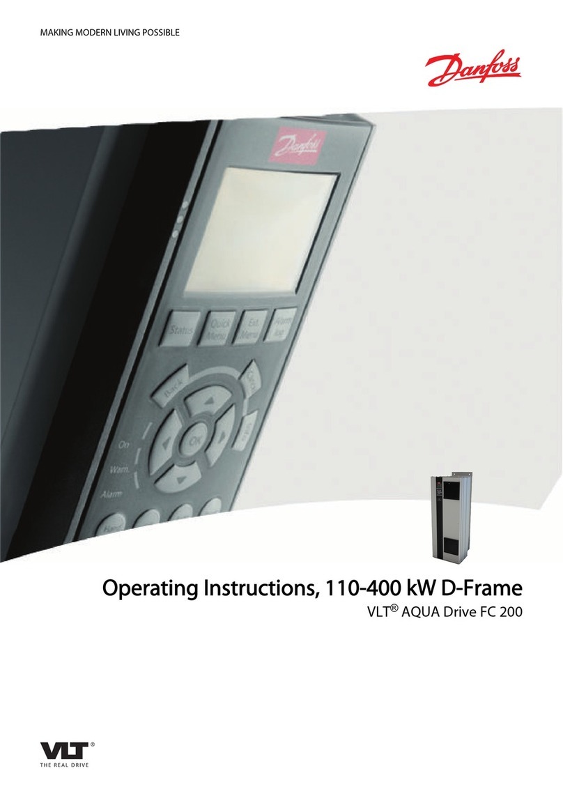 Danfoss VLT AQUA Drive D-Frame User manual