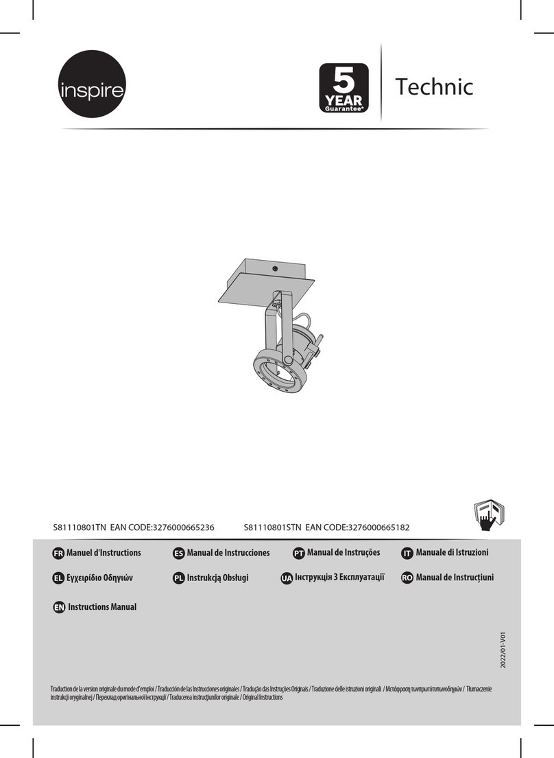 Inspire S81110801TN instruction manual