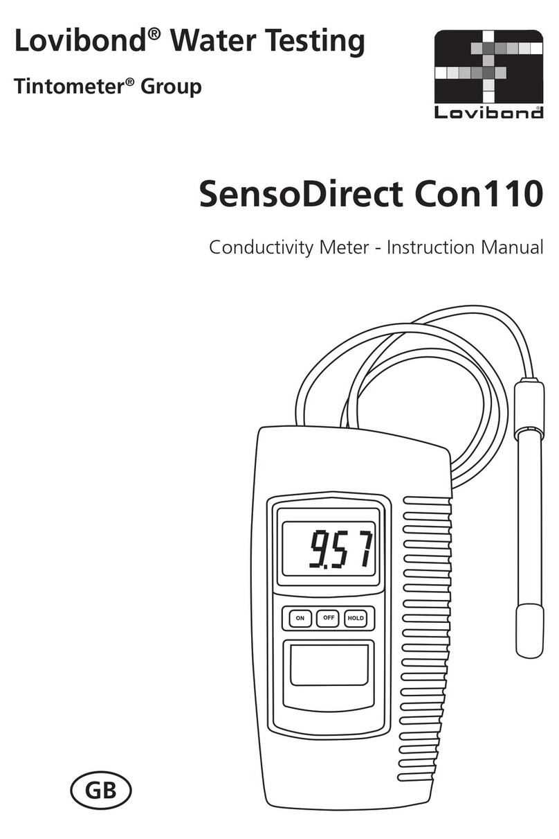 Lovibond Tintometer SensoDirect Con110 User manual Lovibond Tintometer SensoDirect Con110 User manual