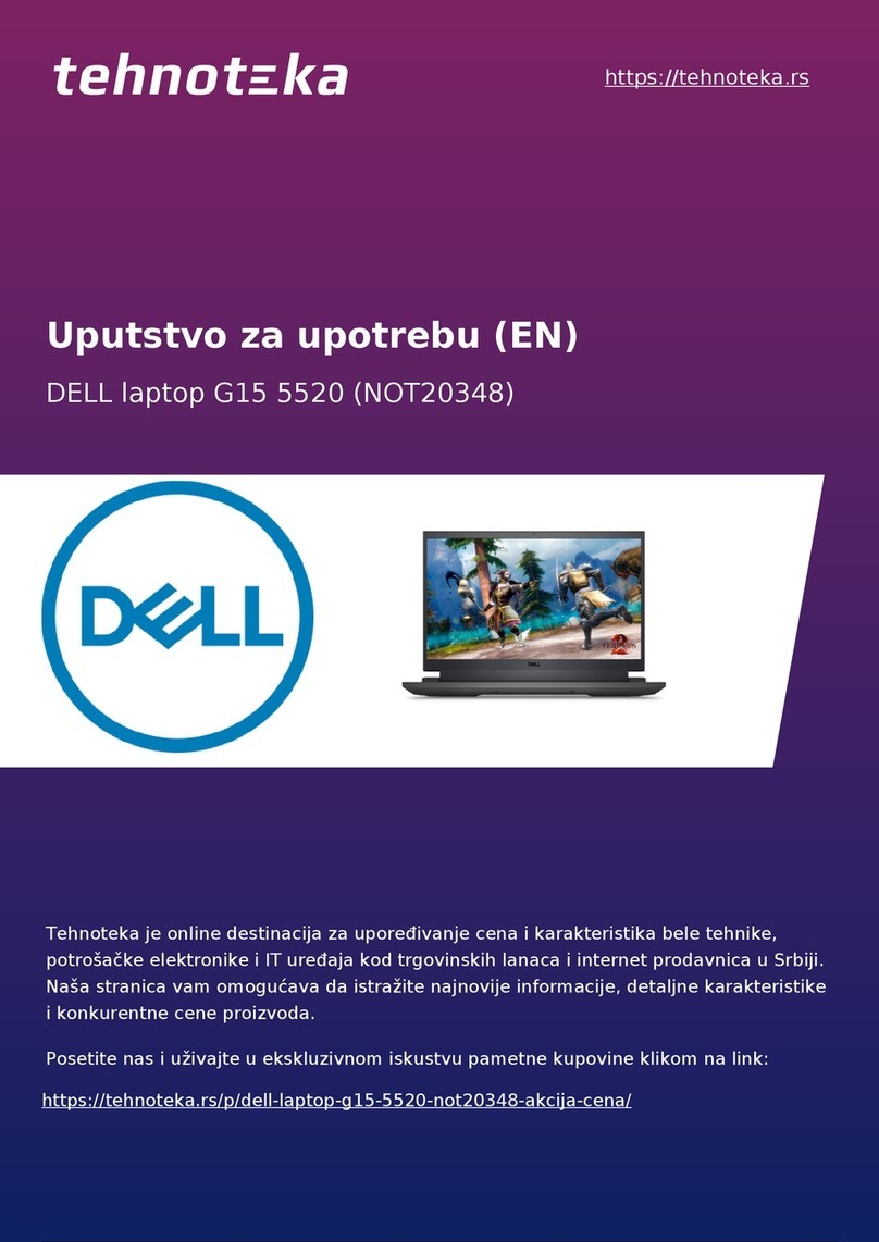 Dell NOT20348 Operation and maintenance manual