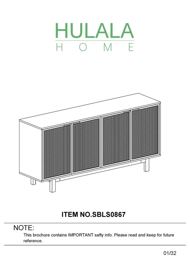 HULALA HOME SBLS0867 User manual