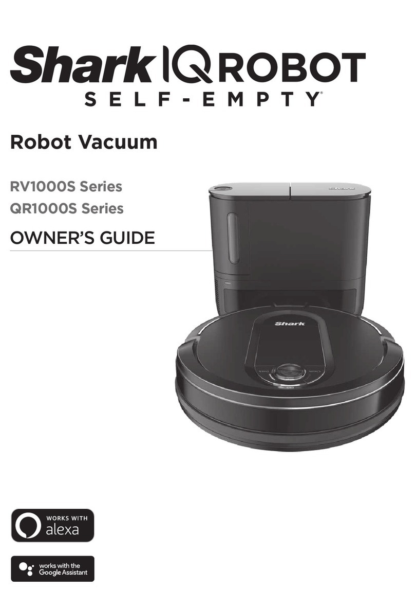 Shark IQ ROBOT SELF-EMPTY QR1000S Series owner's guide