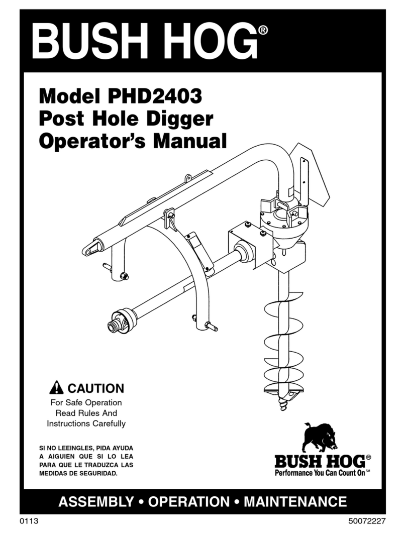 Bush Hog PHD2403 User manual