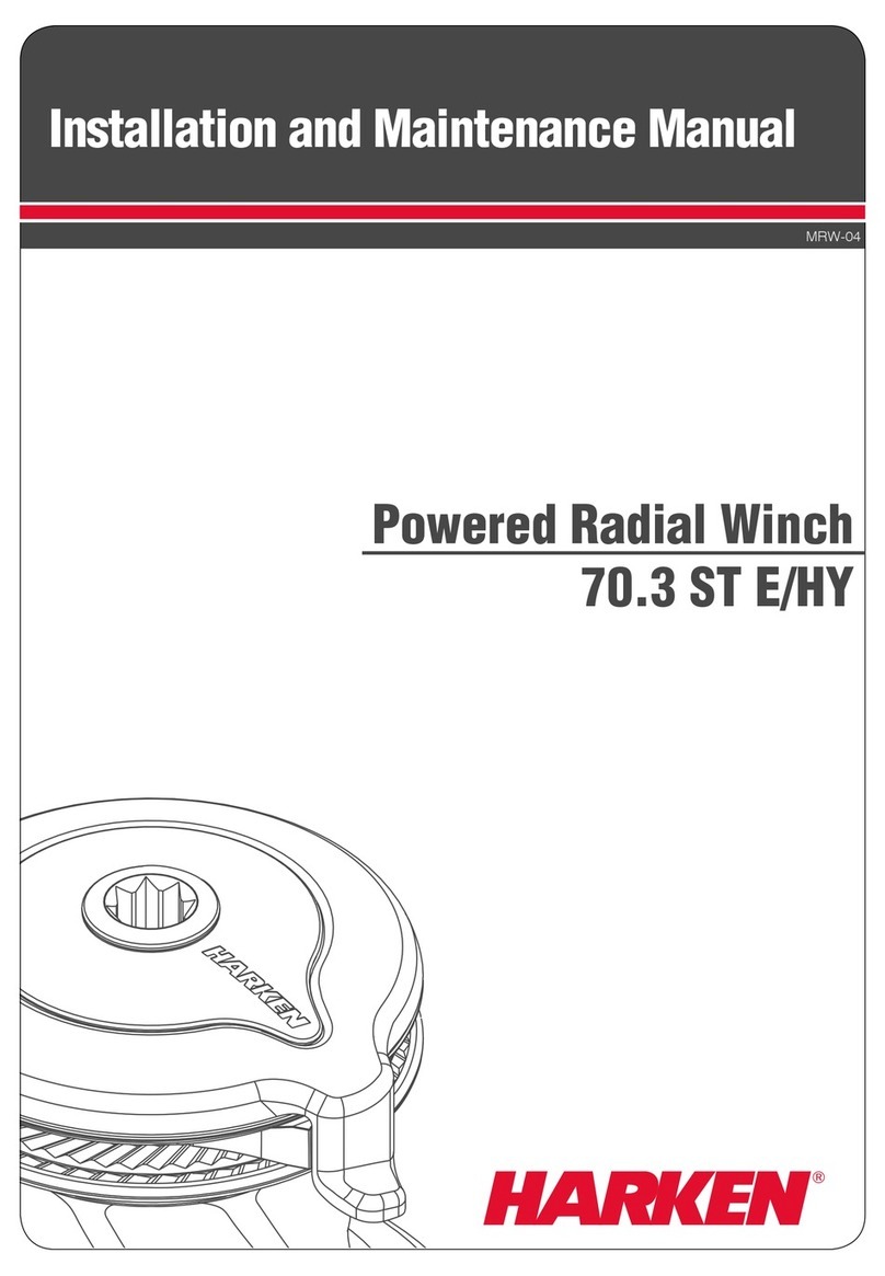 Harken 70.3 ST E Installation and maintenance manual