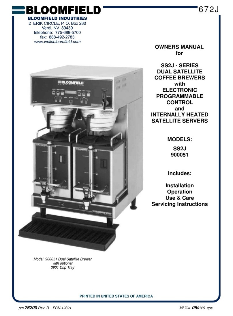 Bloomfield SS2J User manual