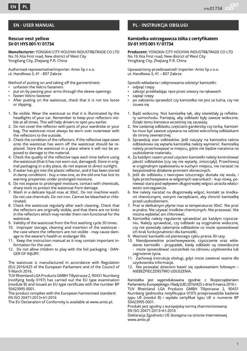 AMiO SV-01 HYS 001-Y user manual