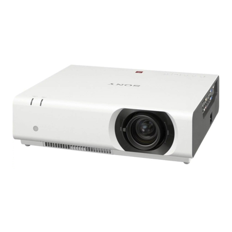 Sony VPL-CX276 Quick reference manual