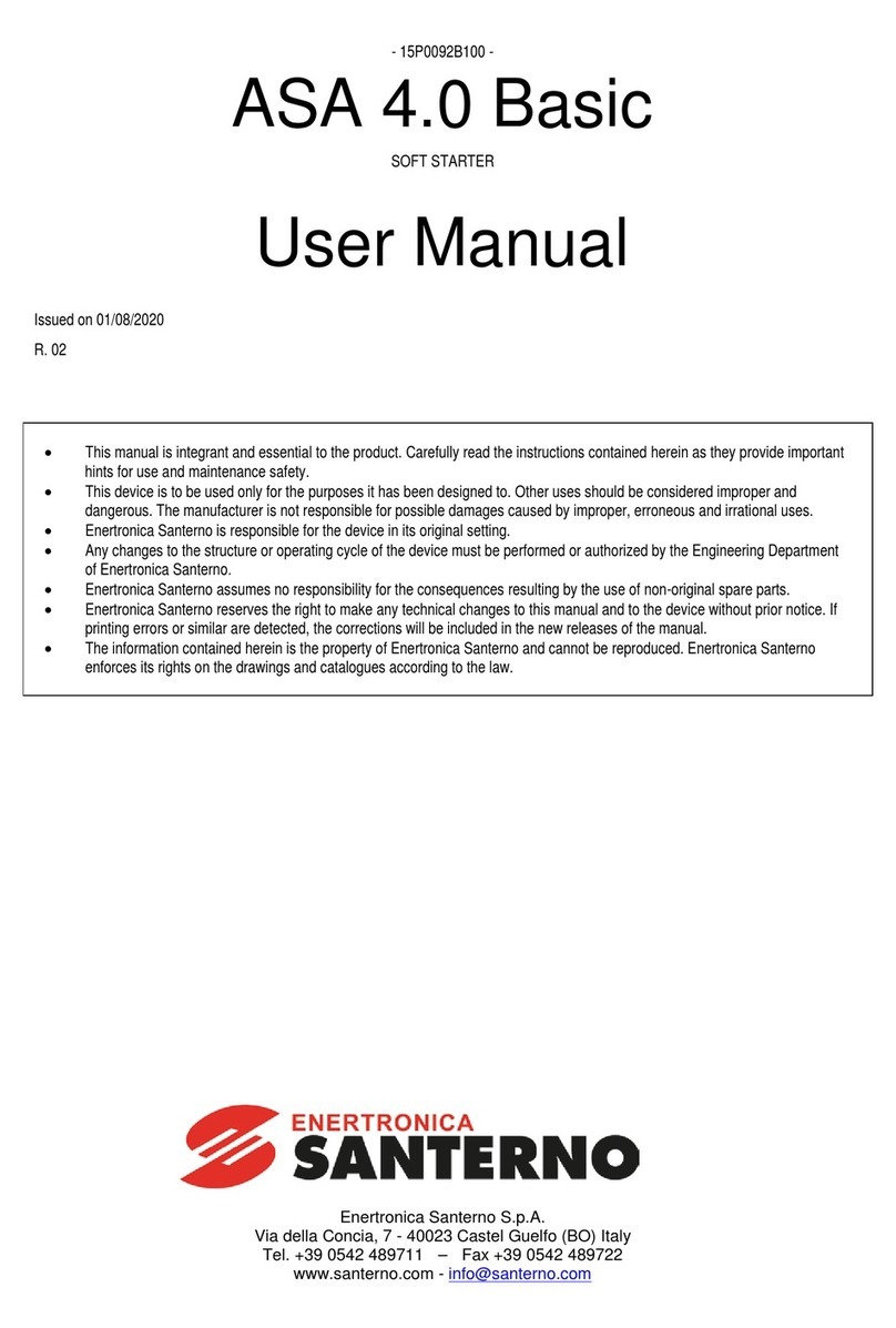 Enertronica Santerno ASA 4.0 Basic user manual