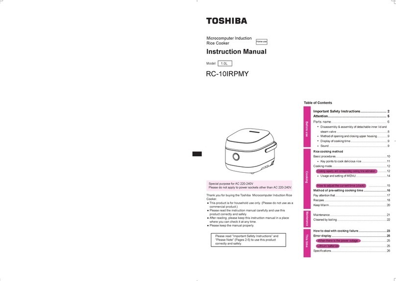 Toshiba RC-10IRPMY User manual