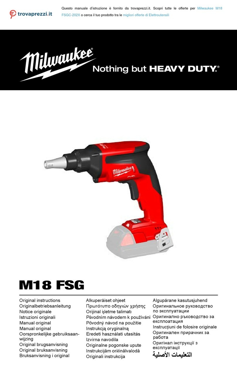 Milwaukee FSGC-202X instructions