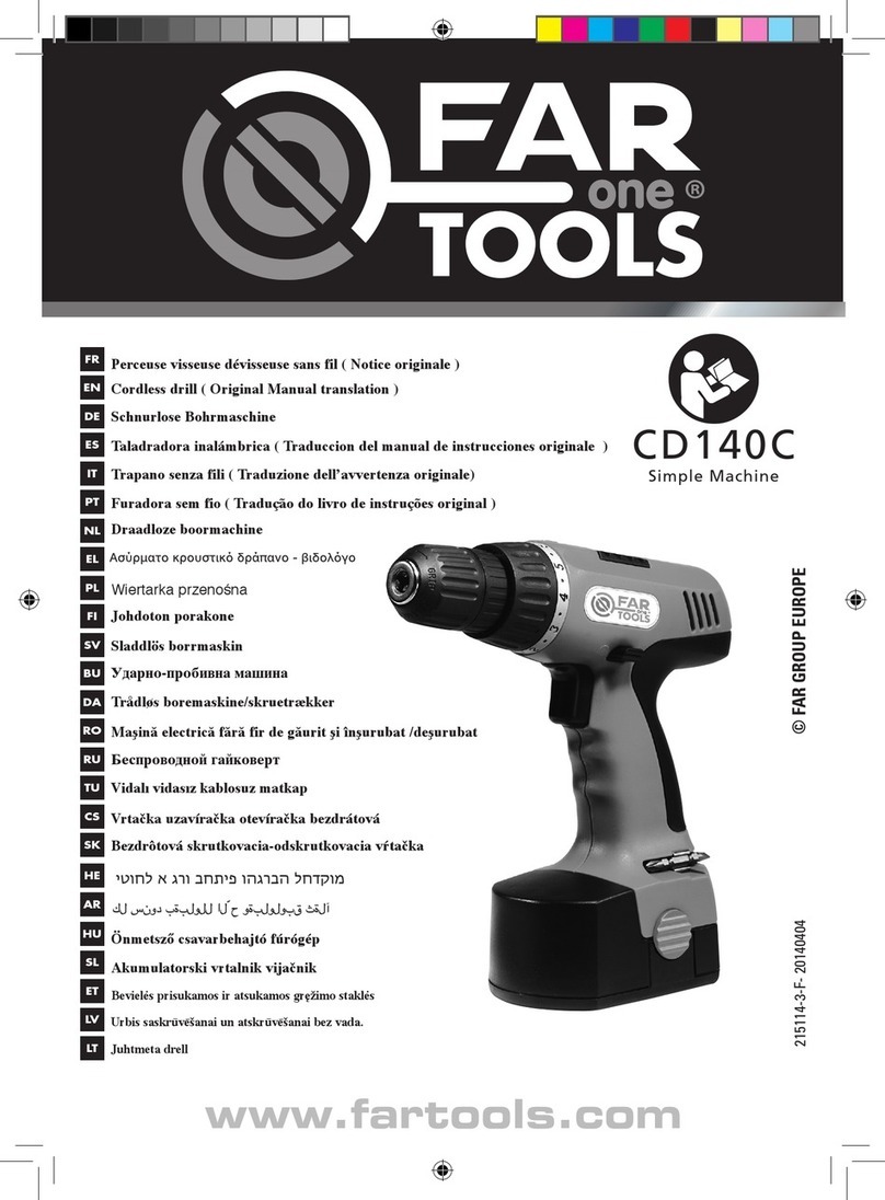 Far Tools one CD140C Original manual