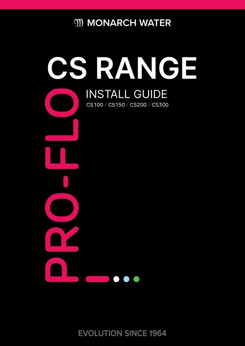Monarch Water Pro-Flo CS Series install guide Monarch Water Pro-Flo CS Series install guide