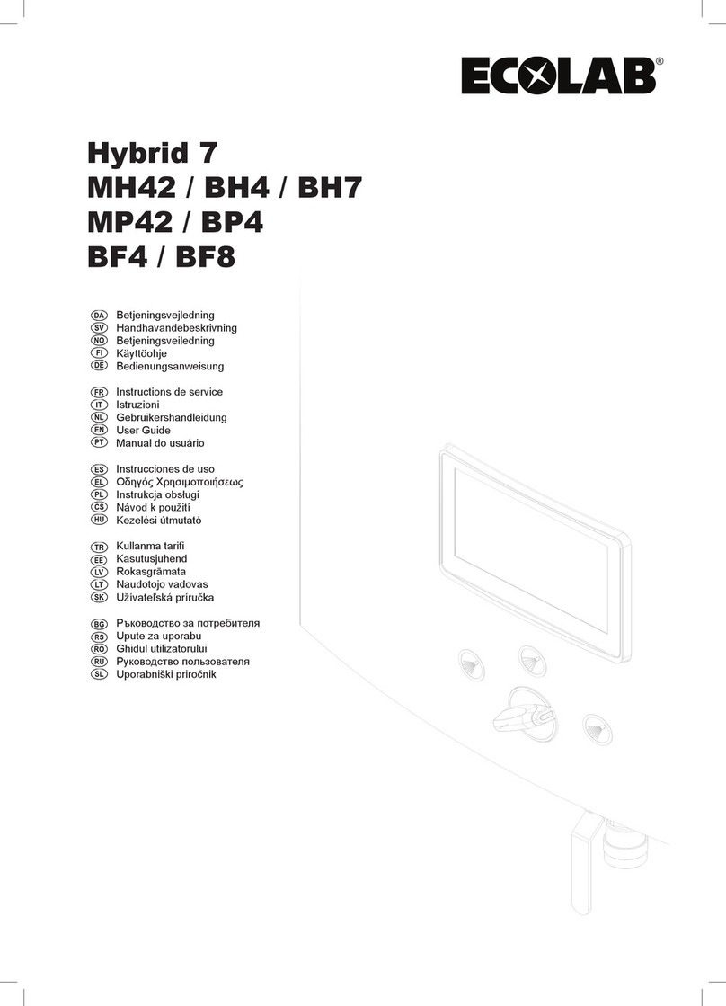 Ecolab Hybrid 7 MH42 user guide