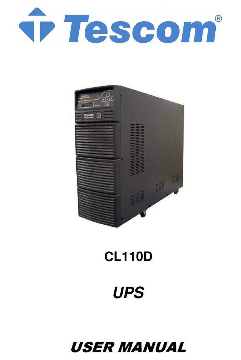 Tescom CL110D user manual