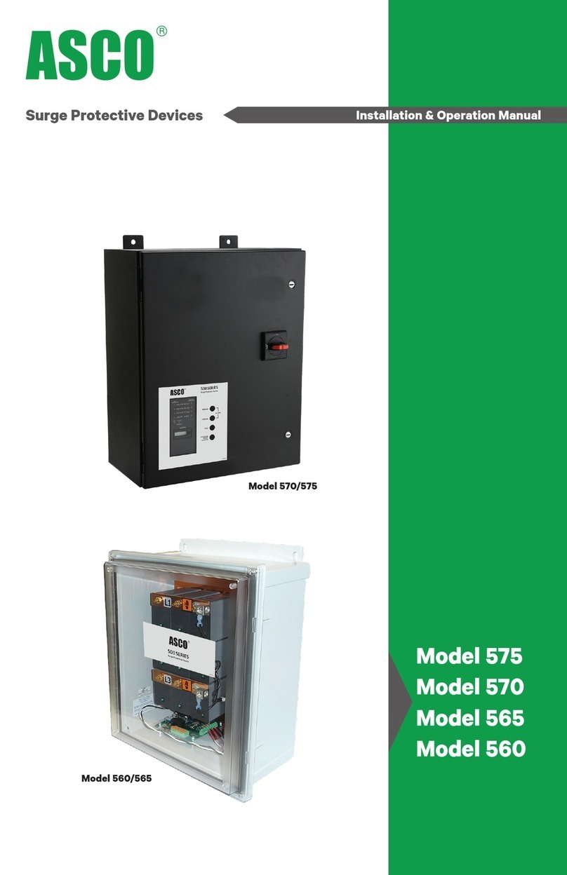 Asco 575 User manual