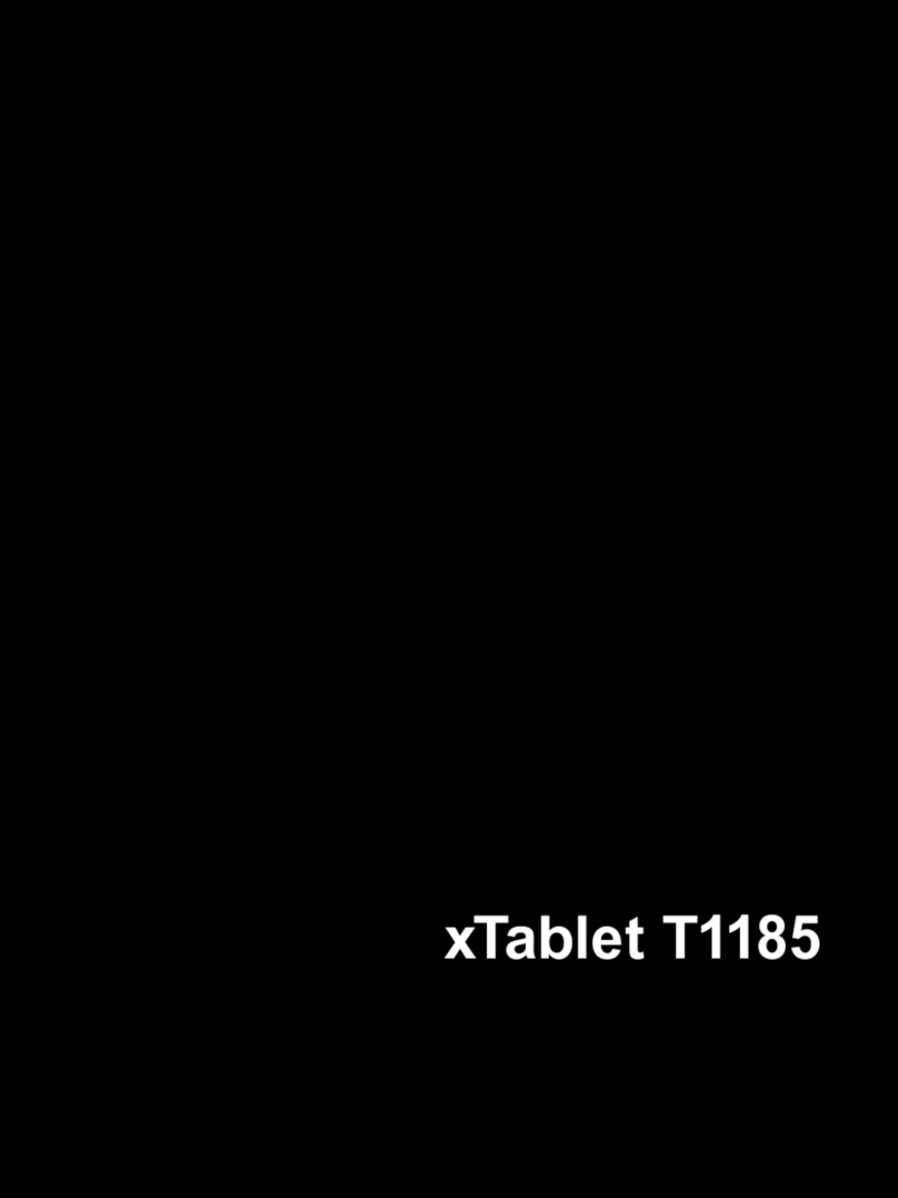 MSI xTablet T1185 user guide