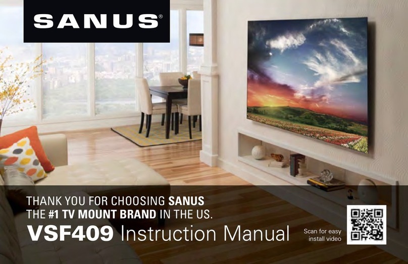 Sanus VSF409B1 User manual