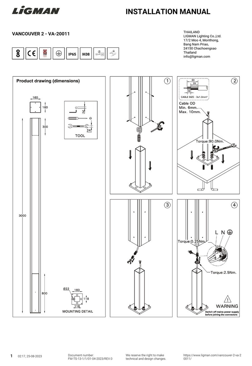 LIGMAN VANCOUVER 2 User manual