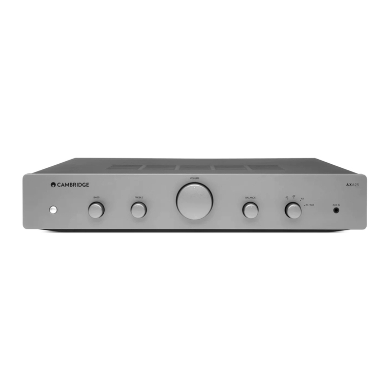 Cambridge Audio AXA25 user manual