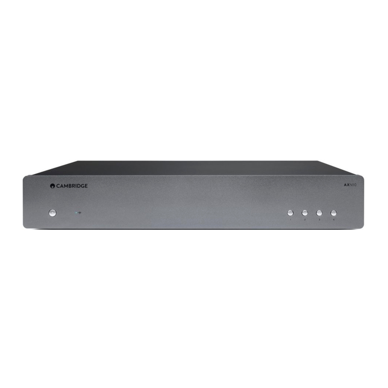 Cambridge Audio AXN10 User manual
