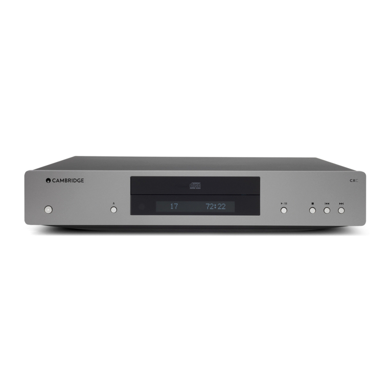 Cambridge Audio CXC User manual
