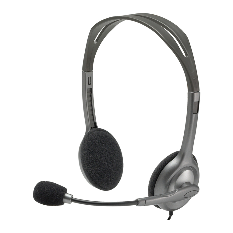 Logitech WIRED 3.5MM HEADSET WITH MIC User manual
