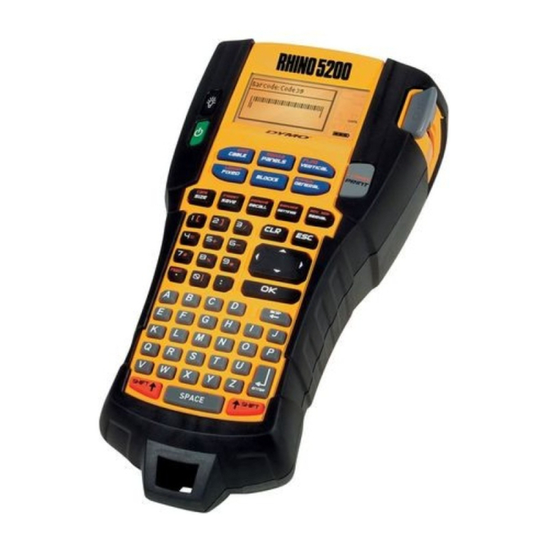 Dymo Rhino 5200 User manual
