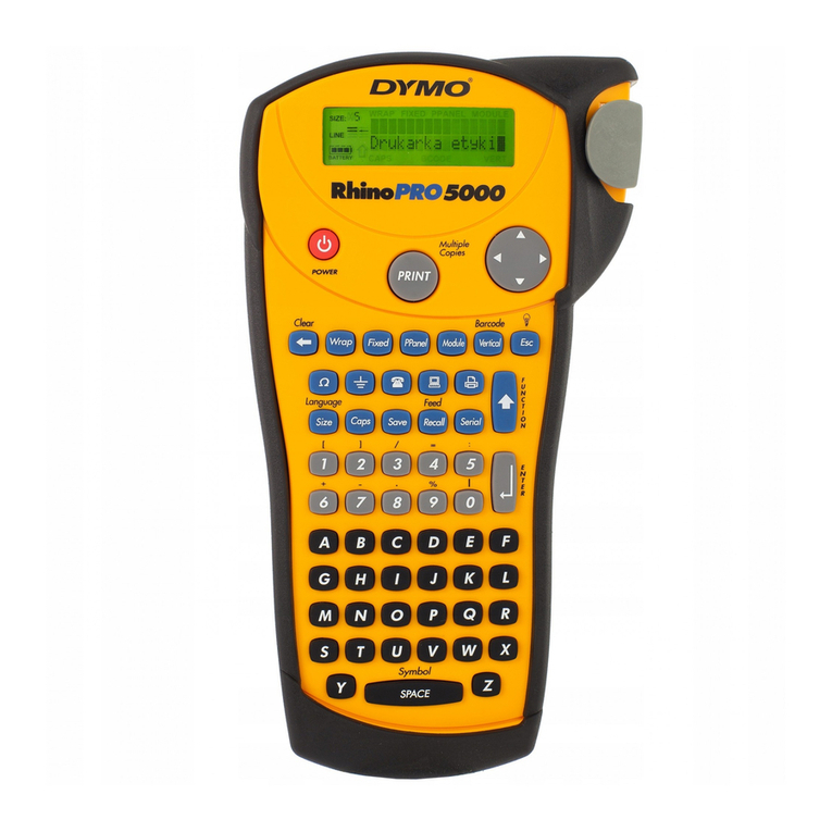 Dymo RhinoPRO 5000 User manual