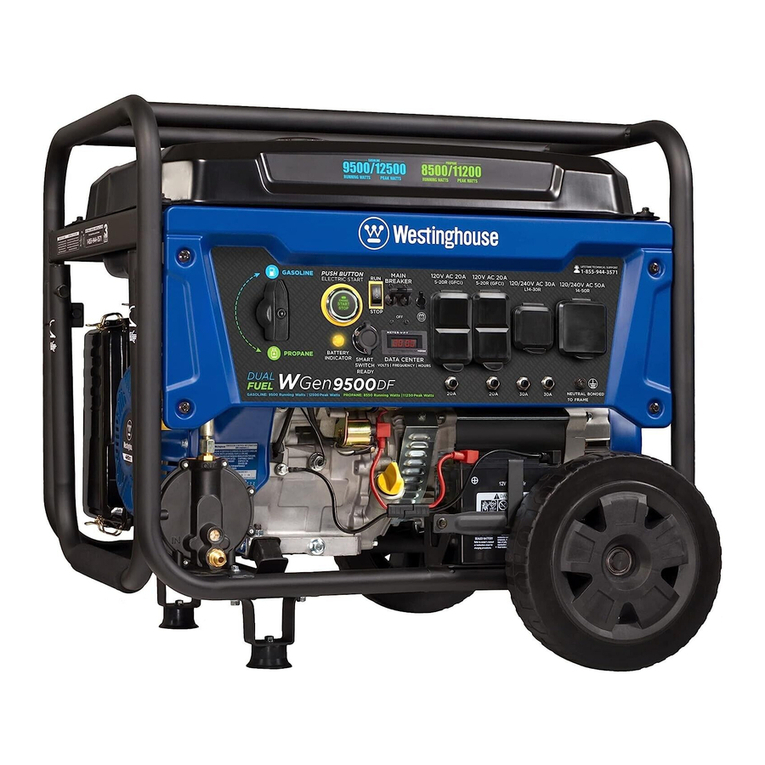 Westinghouse WGen9500DF user manual Westinghouse WGen9500DF user manual