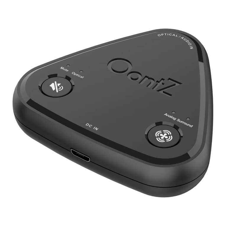 Oontz Bluetooth Adapter Gen 2 quick start guide Oontz Bluetooth Adapter Gen 2 quick start guide