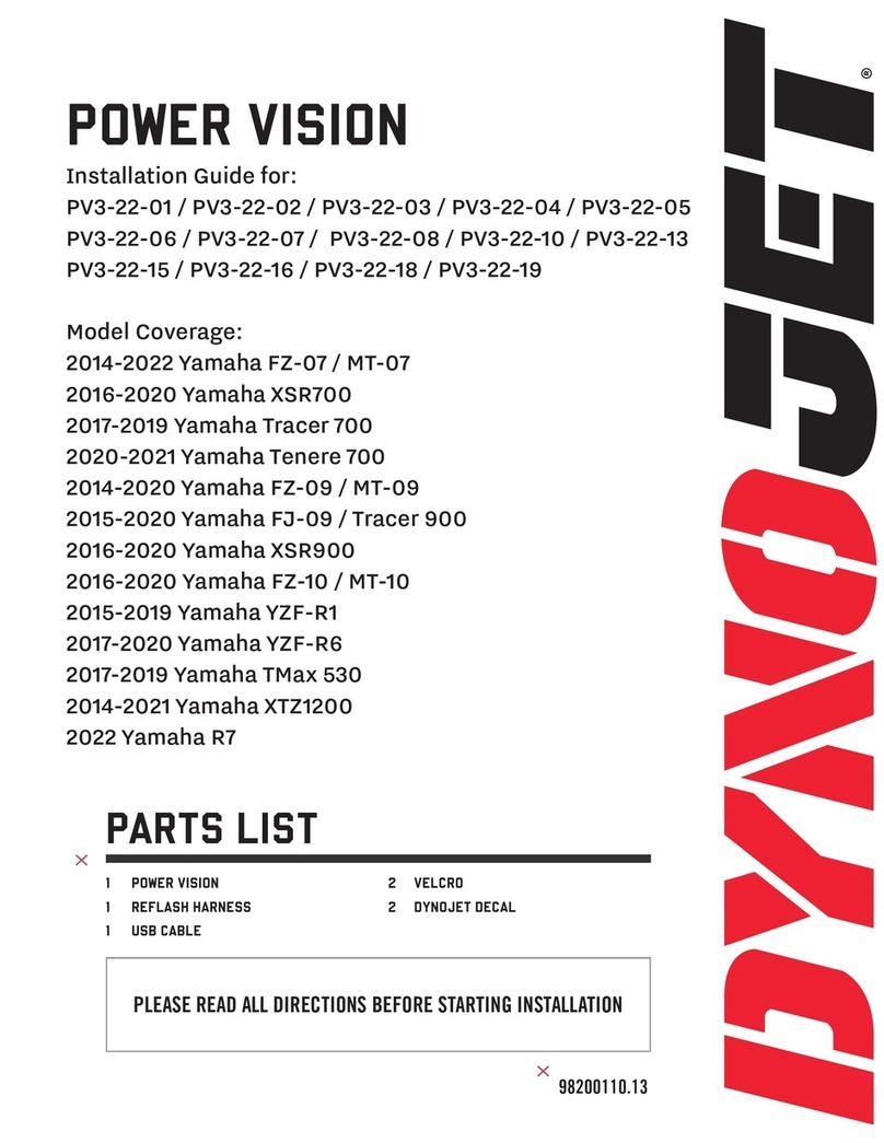 Dynojet POWER VISION PV3-22-01 installation guide