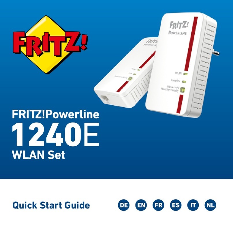 Fritz! Powerline 1240E quick start guide