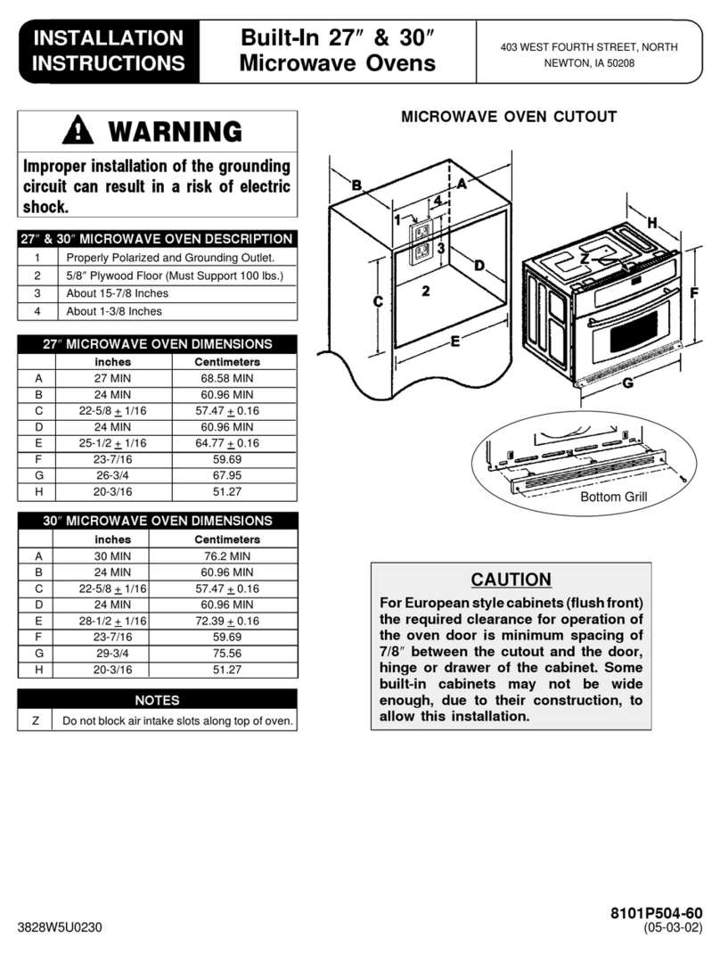 Jenn-Air JMC8130DDR User manual