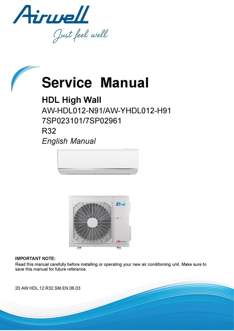 Airwell AW-HDL012-N91 User manual