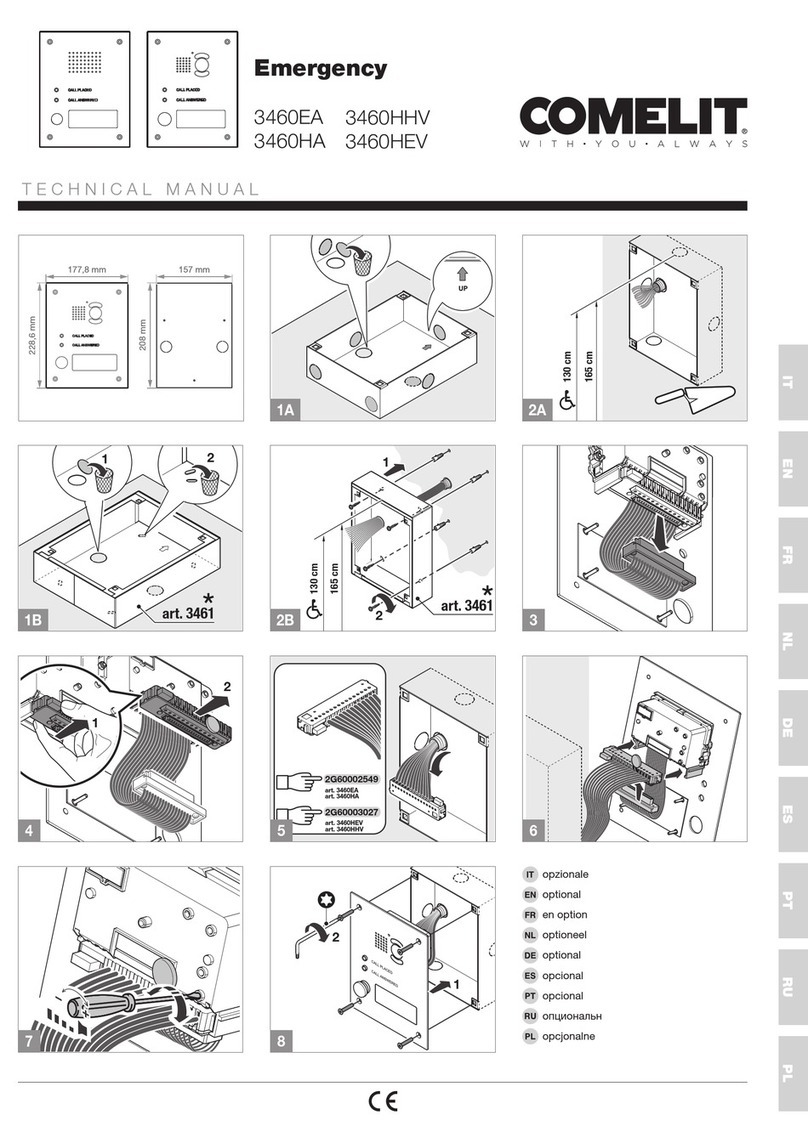 Comelit 3460EA User manual