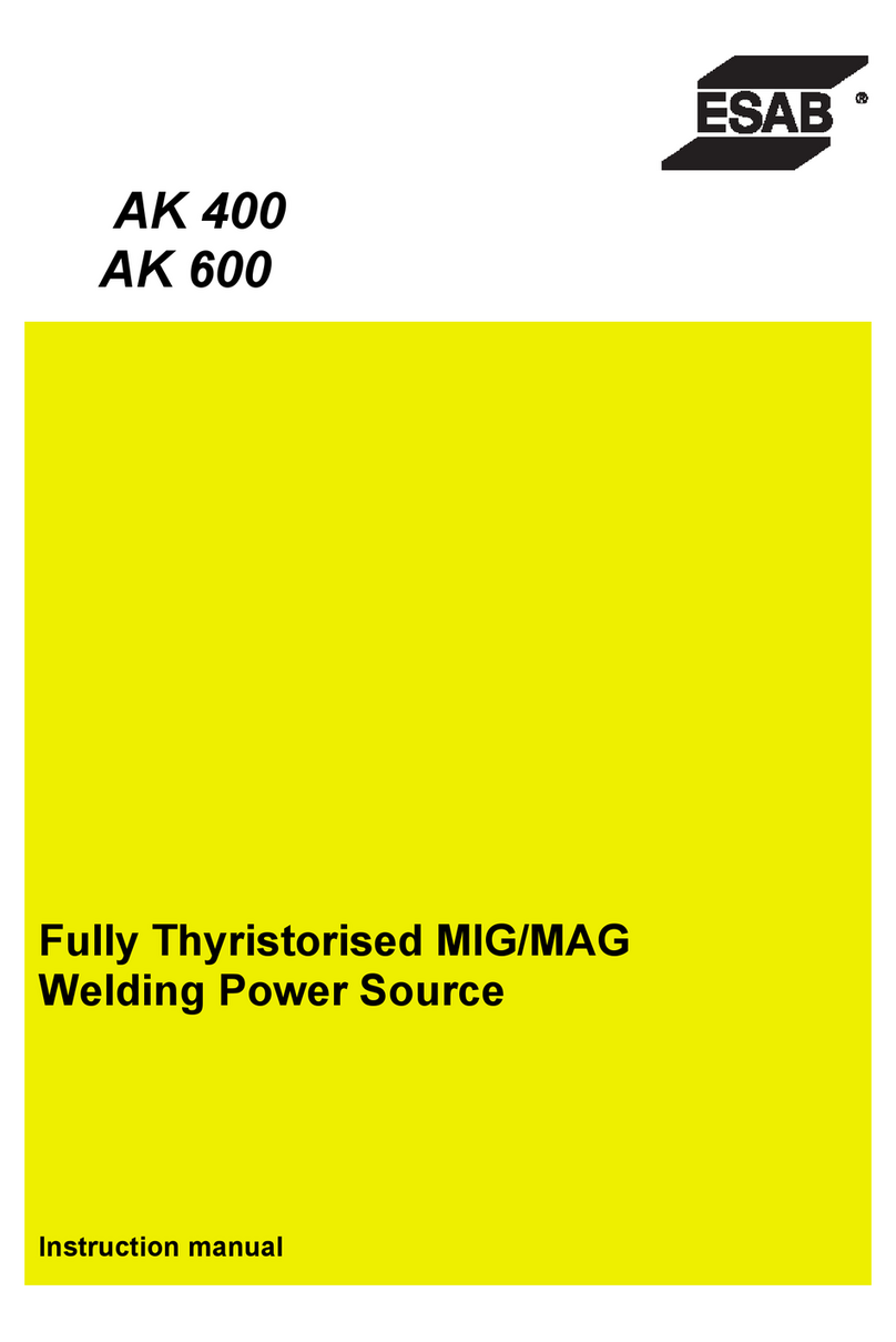 ESAB AK 400 User manual