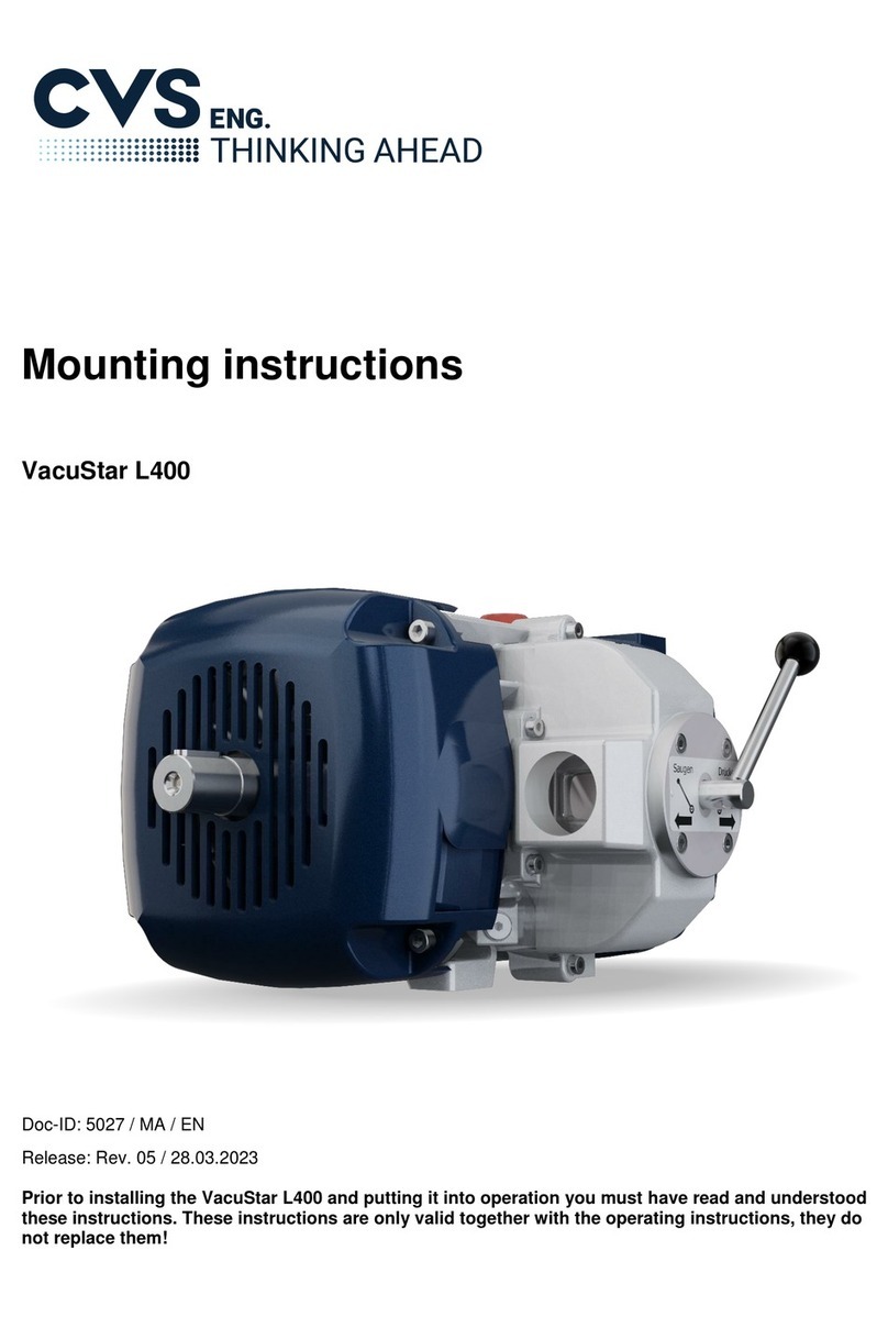 CVS VacuStar L400 User manual
