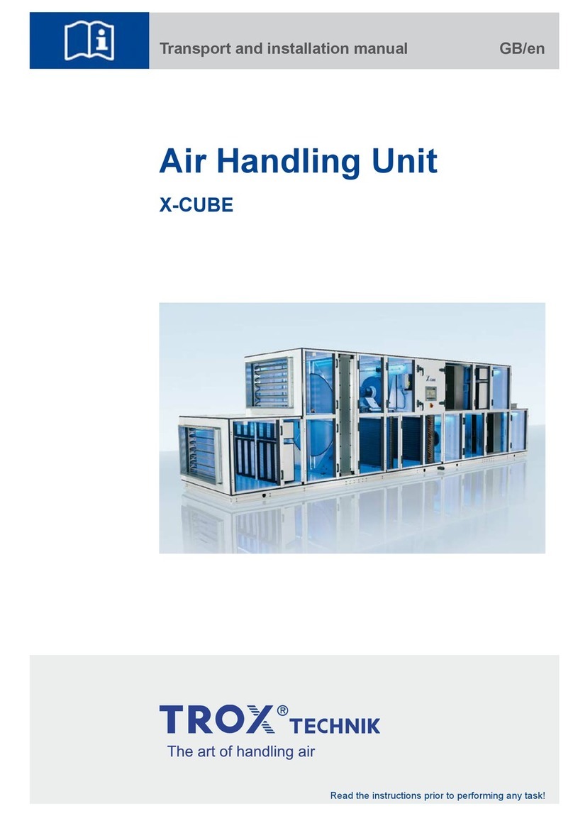 Trox Technik X-CUBE User manual