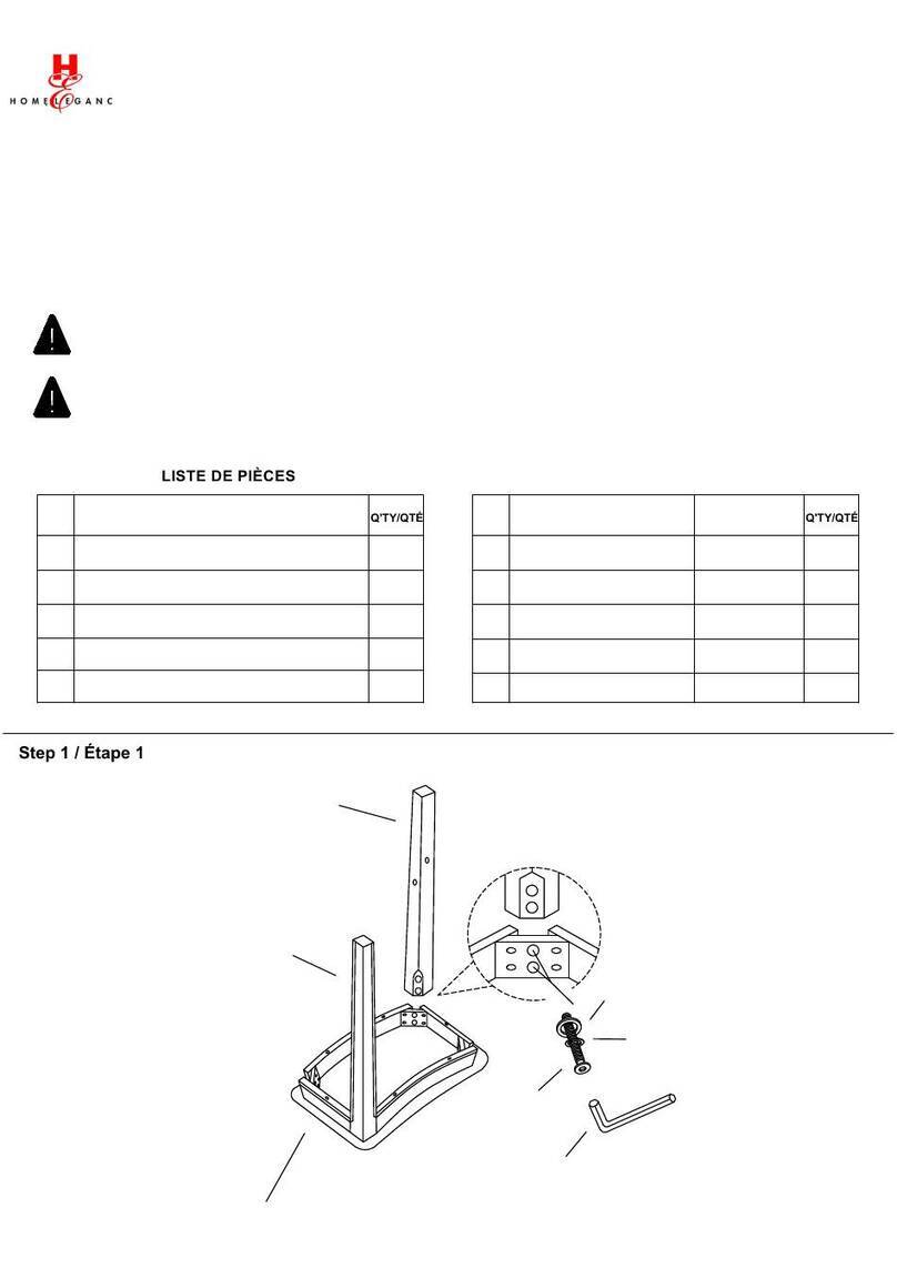 Homelegance 5682RED-29 Assembly instruction Homelegance 5682RED-29 Assembly instruction