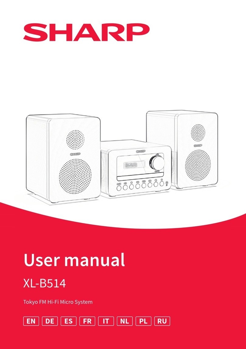 Sharp XL-B514 User manual