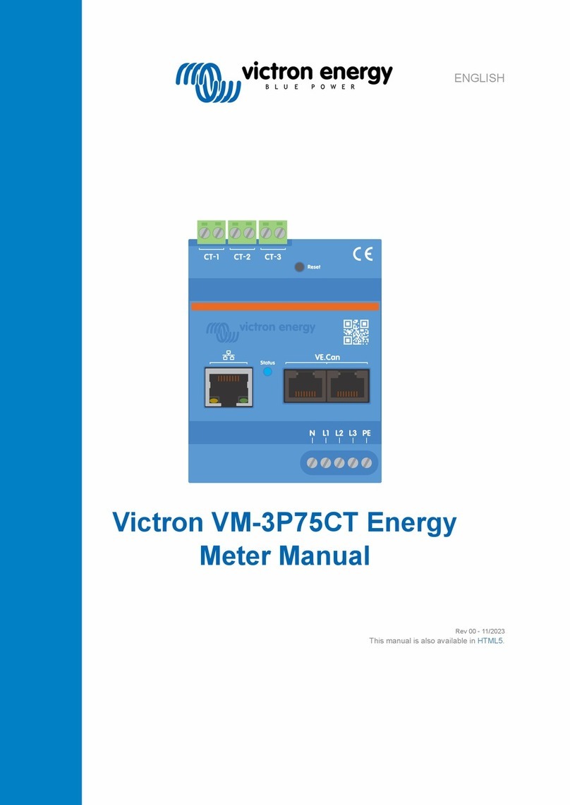 Victron energy VM-3P75CT manual