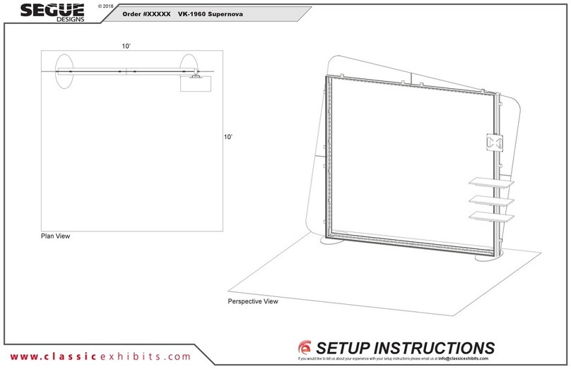 Classic Exhibits SEGUE DESIGNS VK-1960 Supernova manual