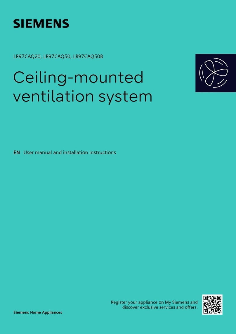 Siemens LR97CAQ50B Operating and maintenance instructions
