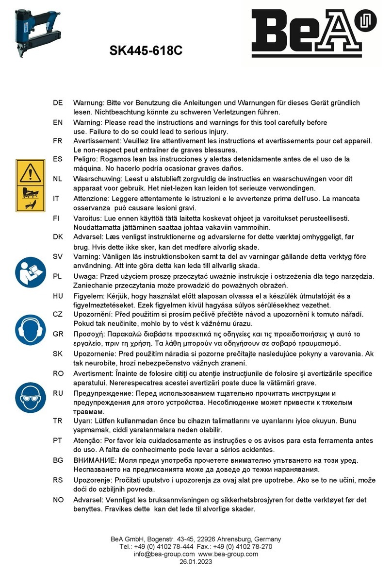 BEA SK445-618C Operating manual