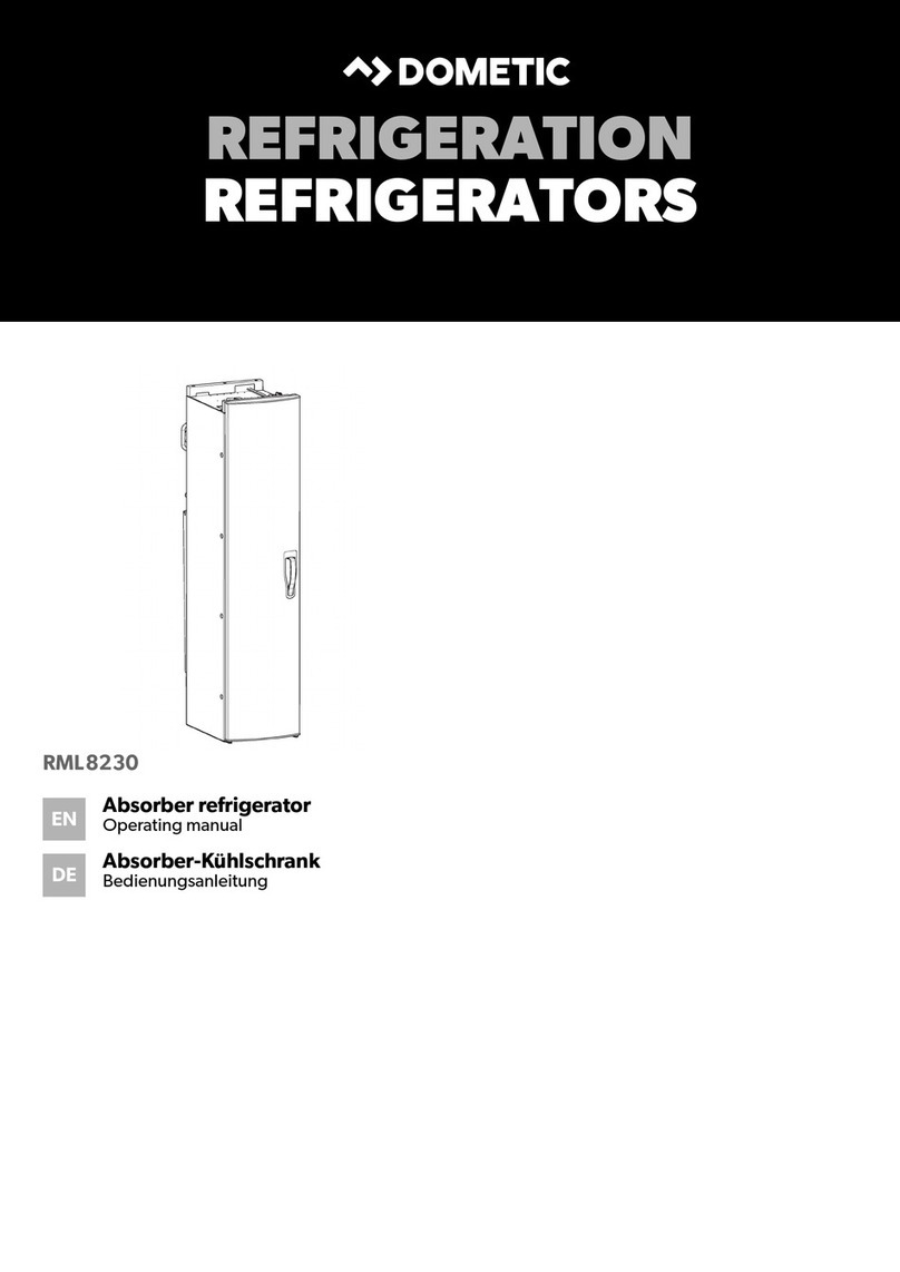 Dometic RML8230 User manual