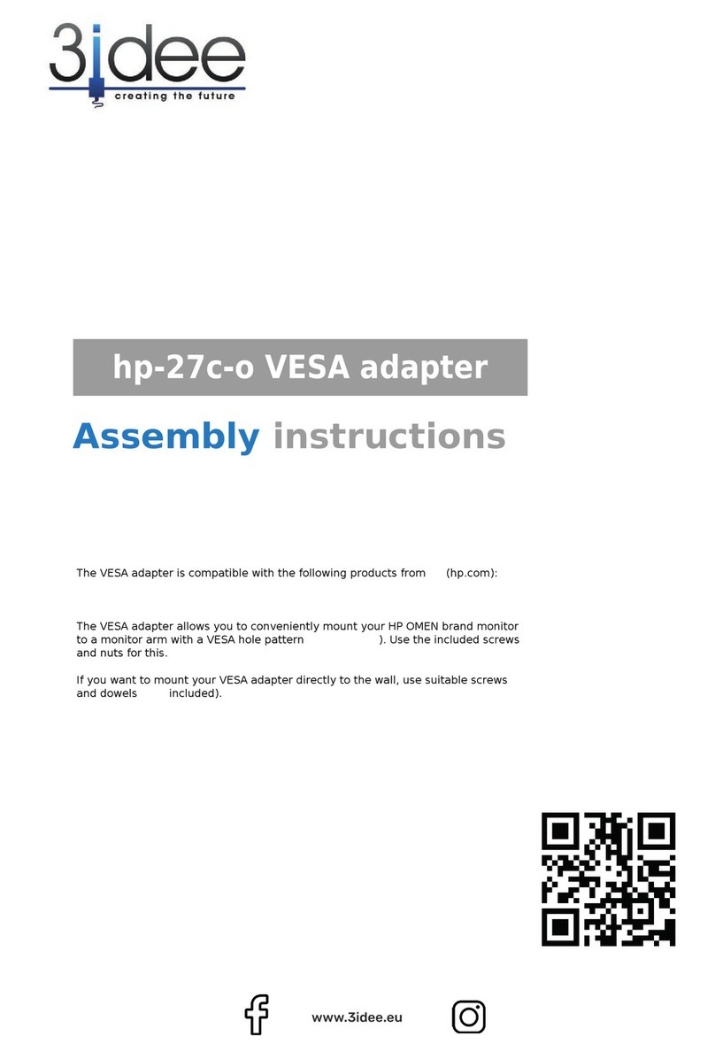 3idee hp-27c-o Assembly instructions