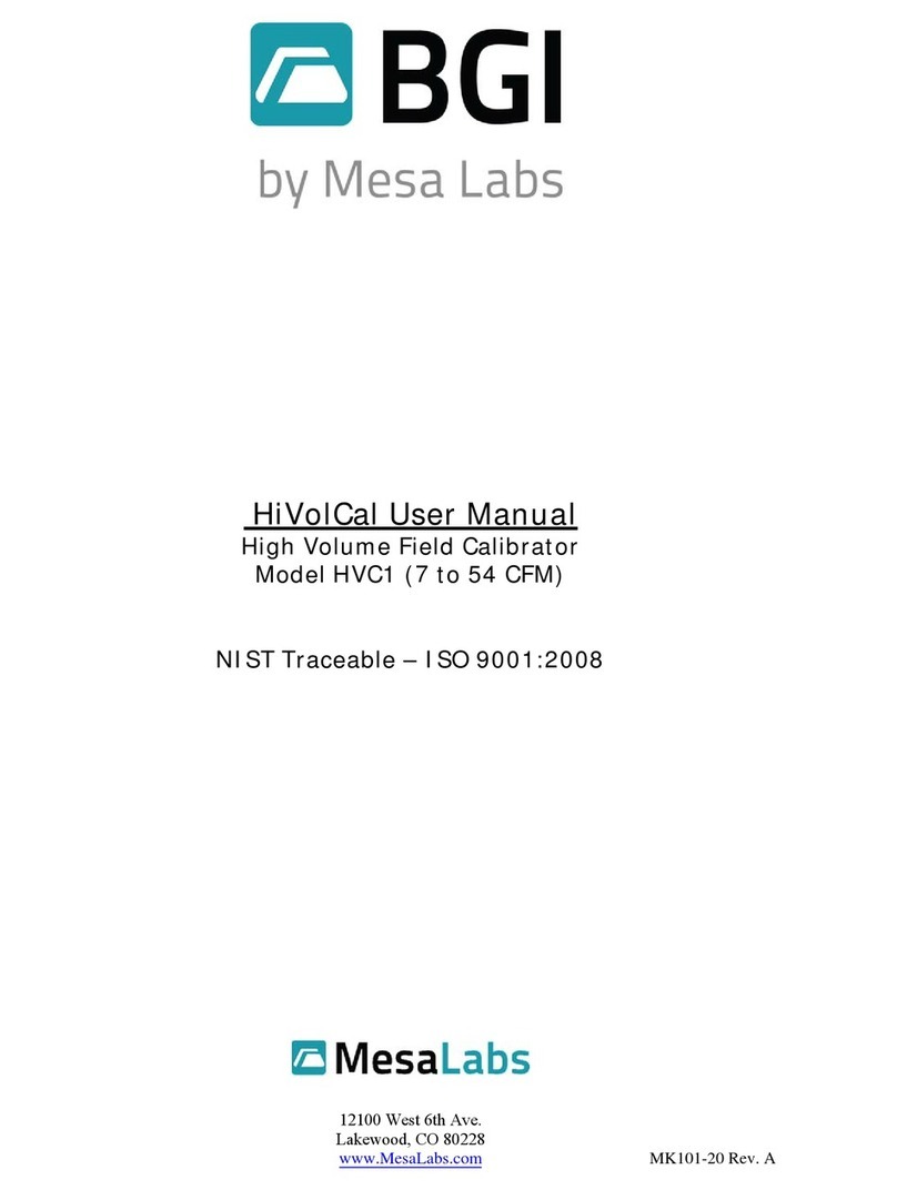 Mesa BGI HiVolCal HVC1 user manual